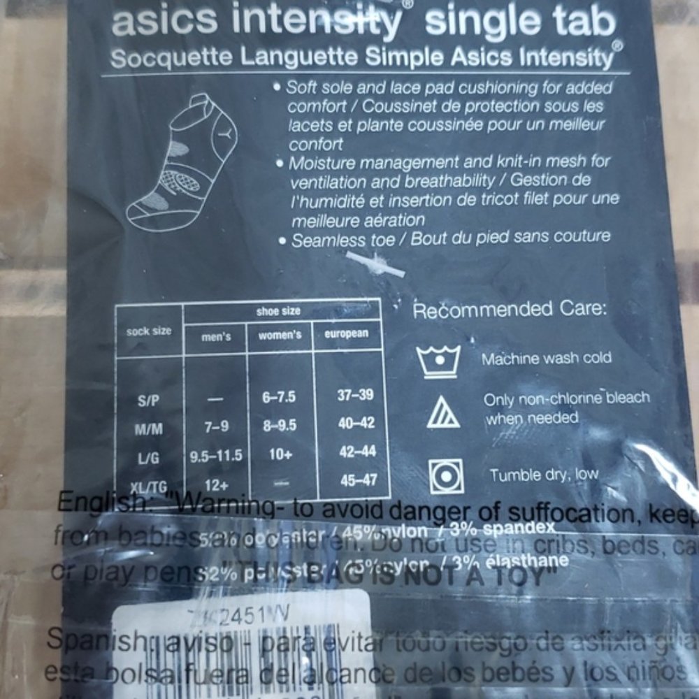 ASICS Intensity Single Tab Running Socks - Picture 4 of 5